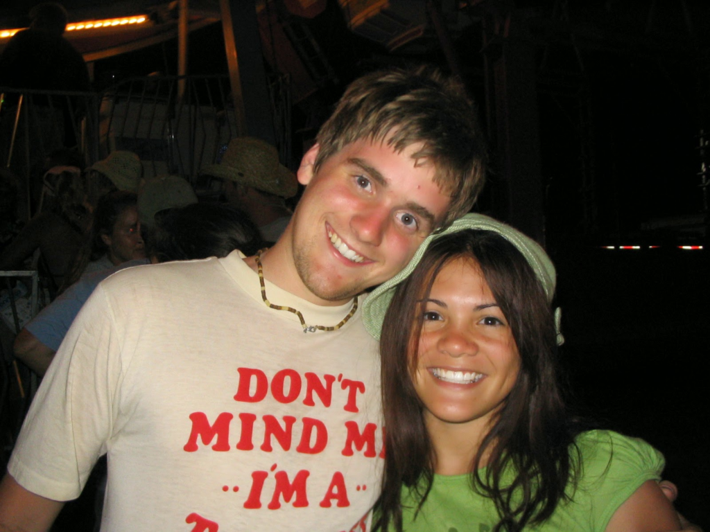 Young Brad and Melissa