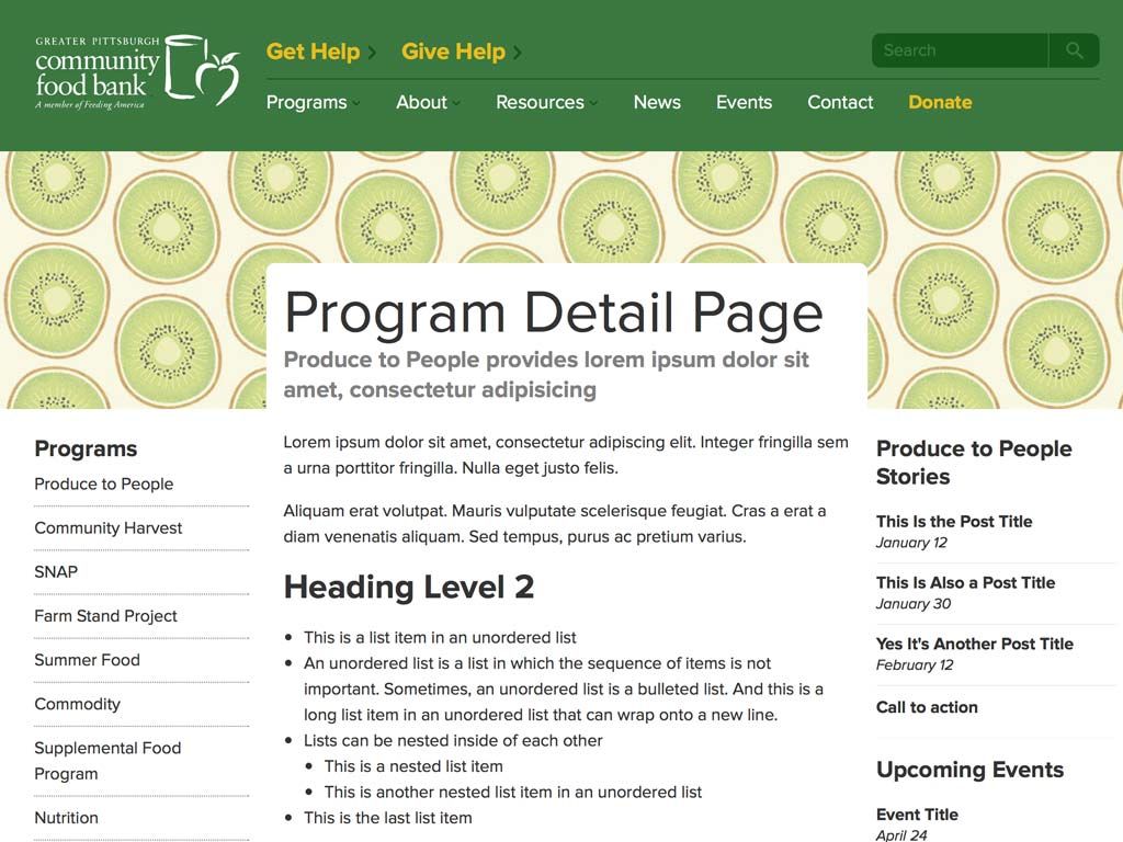 beginning inner page styles