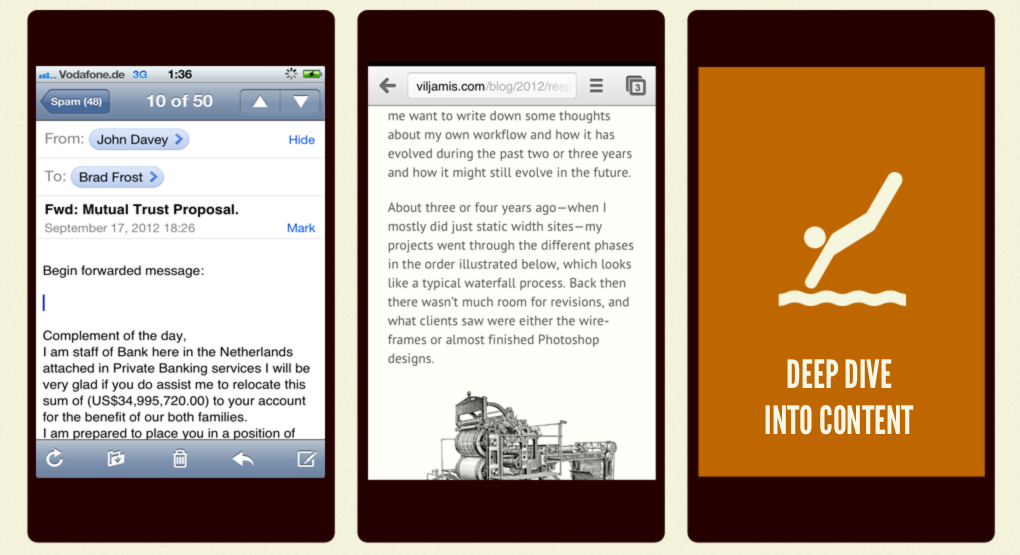 Deep dive into content