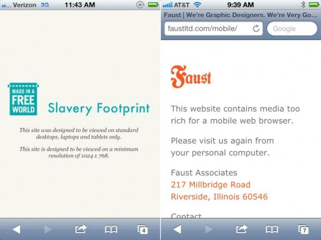 We're too rich for your device.