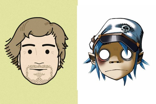 Brad Frost Gorillaz 2D