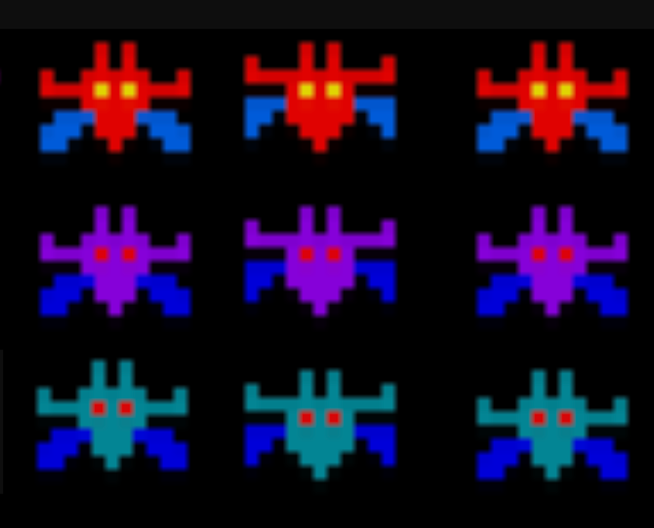Sprite image from Galaxian