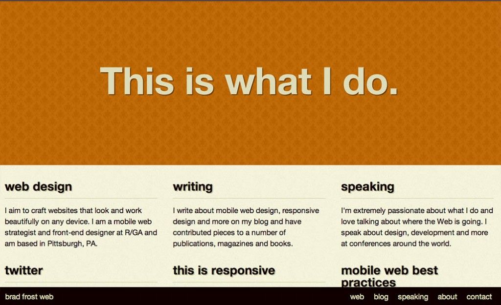 Brad Frost Web V5
